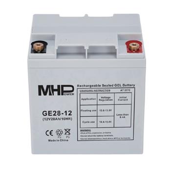 Baterie olověná 12V / 28 Ah MHPower GE28-12 GEL