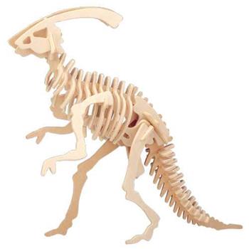 Woodcraft Dřevěné 3D puzzle malý Parasaurolophus