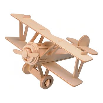 Woodcraft Dřevěné 3D puzzle dvouplošník