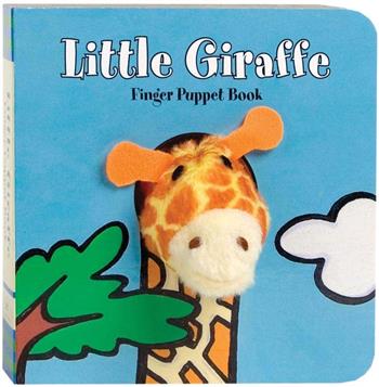 Chronicle Books Maňásková knížka Malá žirafa