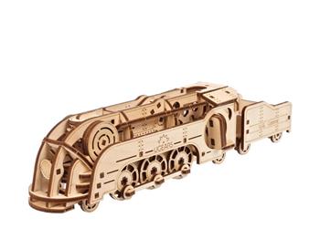 Ugears Dřevěná 3D mechanická stavebnice MINI Lokomotiva