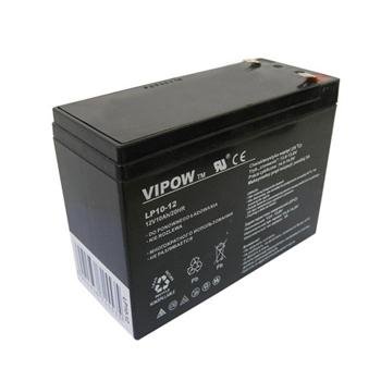 Baterie olověná 12V / 10Ah VIPOW bezúdržbový akumulátor