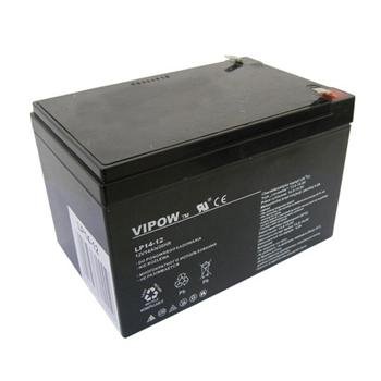 Baterie olověná 12V / 14Ah VIPOW bezúdržbový akumulátor