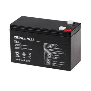 Baterie olověná 12V / 9Ah VIPOW bezúdržbový akumulátor