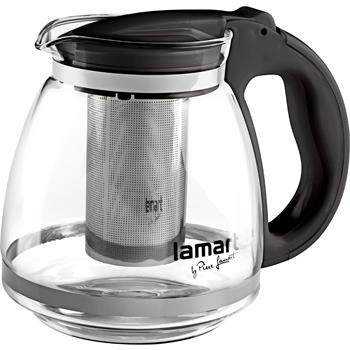 Konvice LAMART LT7027 VERRE 1,5L černá