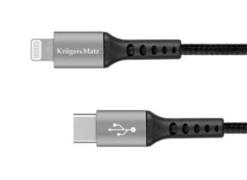 Kruger&Matz KM1267 kabel USB-C - Lightning C94 MFi  - 1m