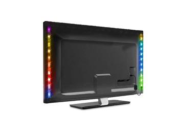 Solight 4 ks LED RGB pásek pro TV,2x50cm, USB, vypínač, dálkový ovladač Solight WM504