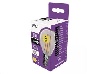 Emos LED žárovka Filament Mini Globe ZF1221 3,4W E14 neutrální bílá