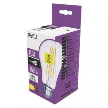 Emos LED žárovka Filament A67 11W E27 neutrální bílá