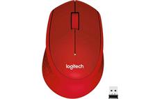 M330 Silent Plus myš Red LOGITECH