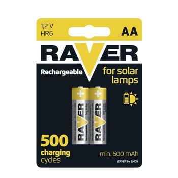 Baterie Raver AA 600 mAh 2 ks