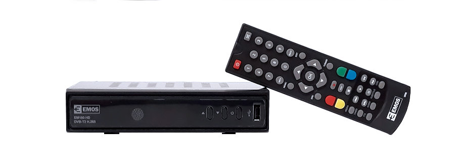 DVB-T2 přijímač EMOS EM 180 HD