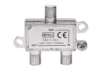 Odbočovač FAC1-10  1xF - 2xF, 5-1000 MHz,  10dB