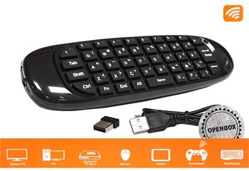 OPENBOX Airmouse bezdrátové dálkové ovládání s QWERTY klávesnicí