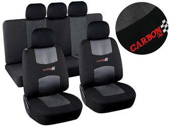 Autopotah Compass Carbon Dark černé AIRBAG sada 9ks