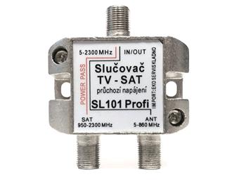 SAT + TV slučovač SL101 PROFI