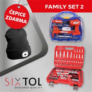 SIXTOL SXSET002 SET 2 Gola sada CRV 108 profi černá